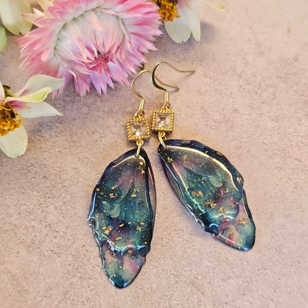 Butterfly Wing Dangle Earrings