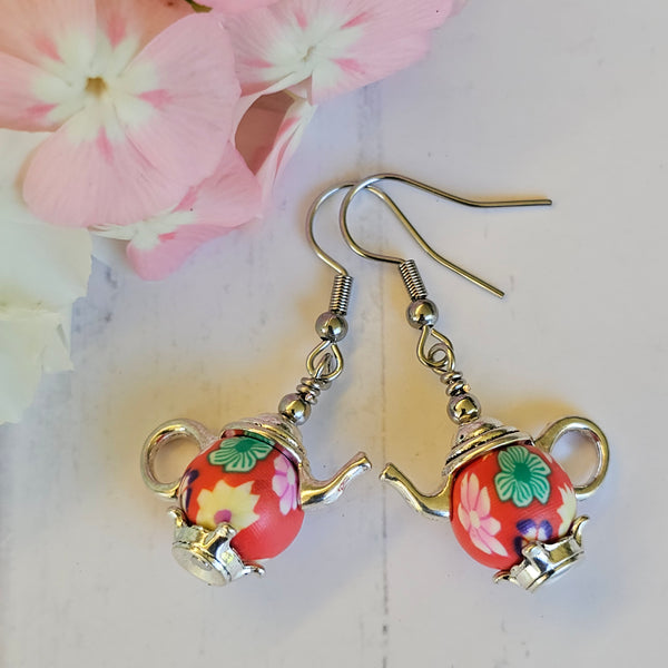 Quaint Teapot Earrings