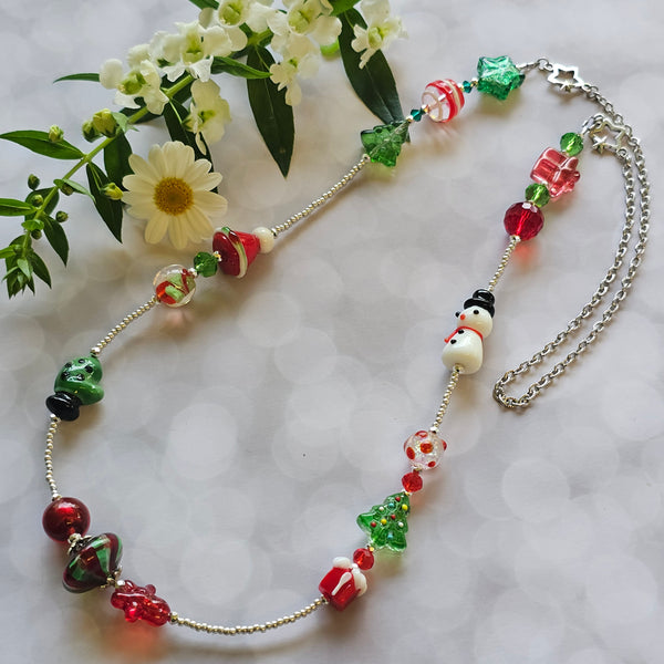 Christmas Necklace - Silver