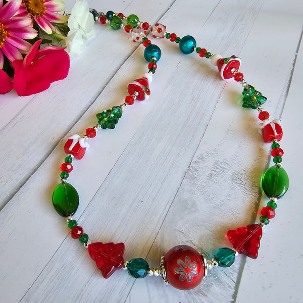 Christmas Necklace - Silver