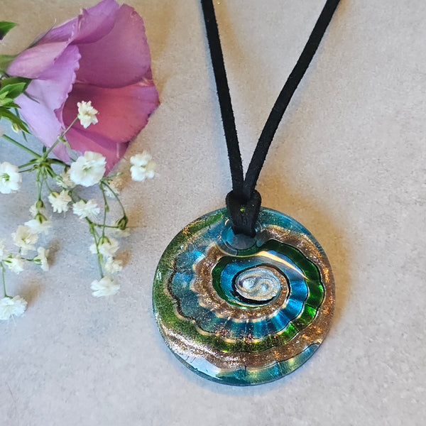 Glass Swirl Pendant