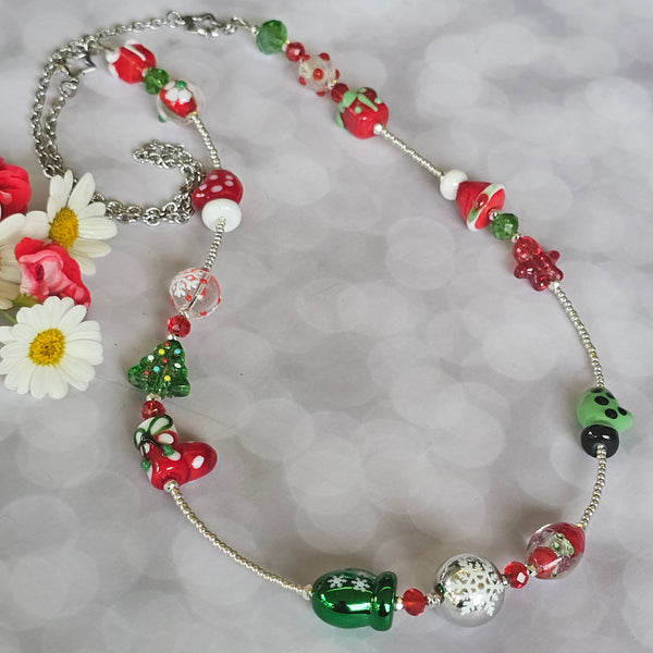 Christmas Necklace - Silver