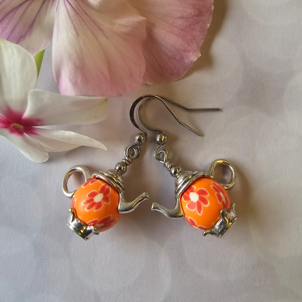 Quaint Teapot Earrings
