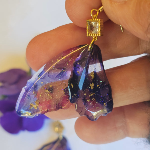 Butterfly Wing Dangle Earrings