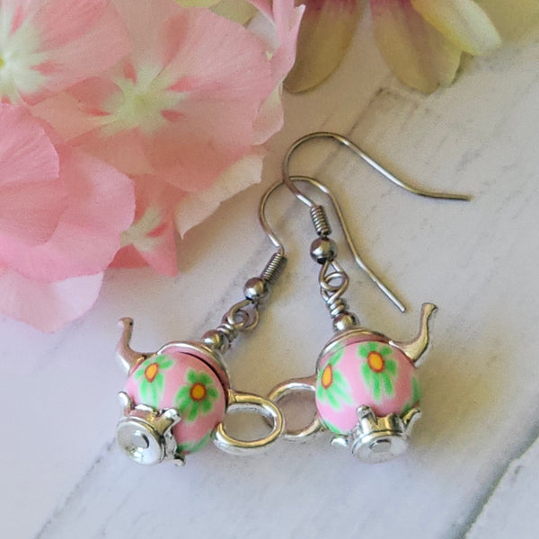 Quaint Teapot Earrings