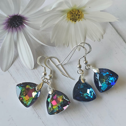 Crystal Trilliant Cut Earrings