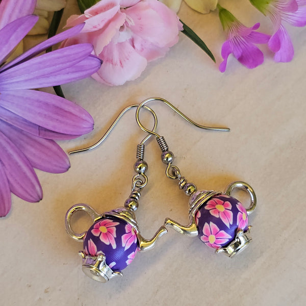 Quaint Teapot Earrings