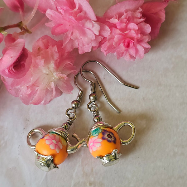Quaint Teapot Earrings