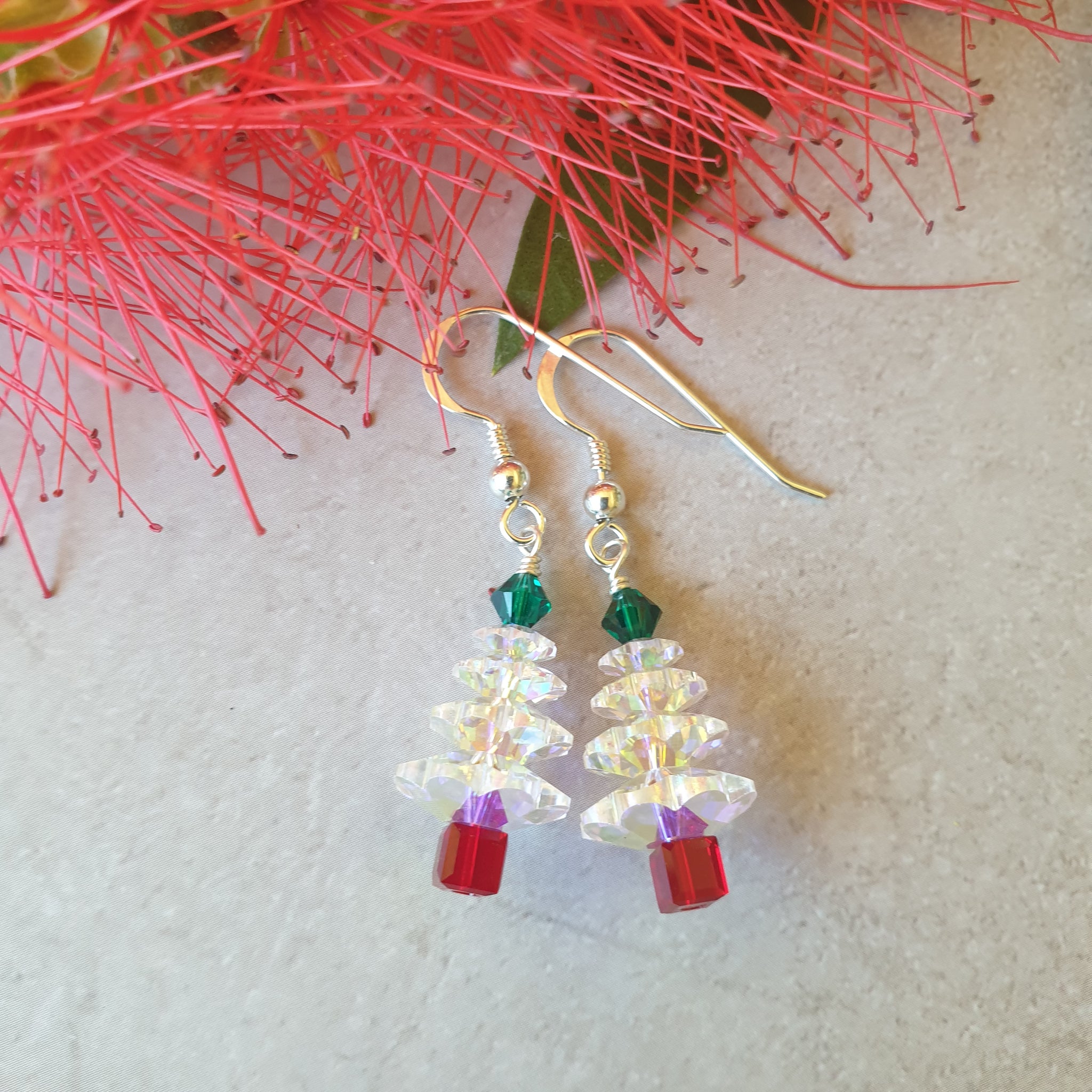 Swarovski Crystal Christmas Trees -  Silver