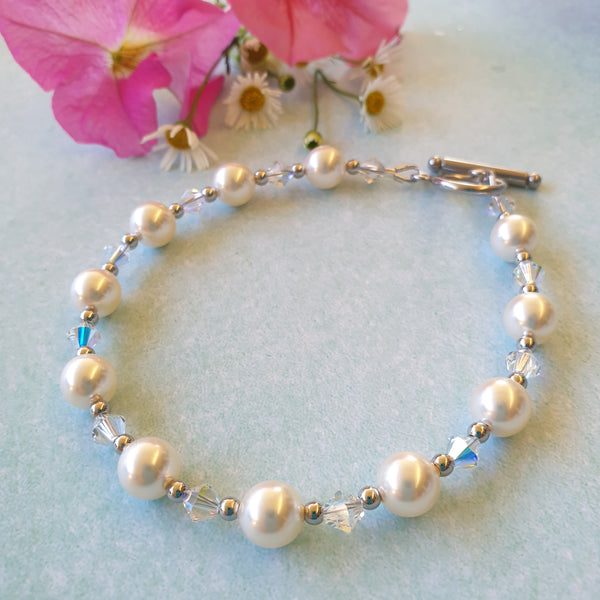 AAA Crystal Pearl Bracelet